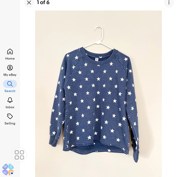 Alternative Apparel Other - Alternative Apparel Navy Star Sweatshirt